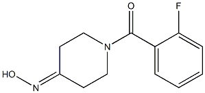 1-(2-fluorobenzoyl)piperidin-4-one oxime Structure