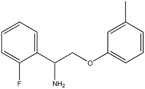  1-(2-fluorophenyl)-2-(3-methylphenoxy)ethanamine