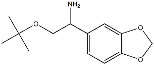 1-(2H-1,3-benzodioxol-5-yl)-2-(tert-butoxy)ethan-1-amine Struktur