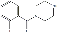 1-(2-iodobenzoyl)piperazine Struktur