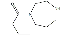 1-(2-methylbutanoyl)-1,4-diazepane Struktur