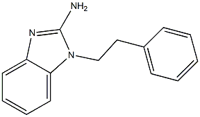 1-(2-phenylethyl)-1H-1,3-benzodiazol-2-amine Structure
