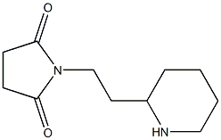 1-(2-piperidin-2-ylethyl)pyrrolidine-2,5-dione 化学構造式