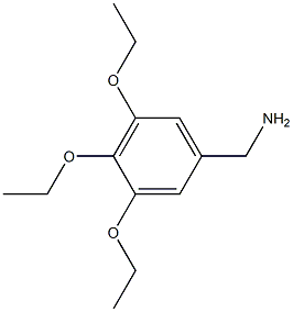 1-(3,4,5-triethoxyphenyl)methanamine 化学構造式