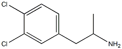 1-(3,4-dichlorophenyl)propan-2-amine,,结构式
