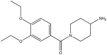 1-(3,4-diethoxybenzoyl)piperidin-4-amine,,结构式