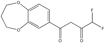 1-(3,4-dihydro-2H-1,5-benzodioxepin-7-yl)-4,4-difluorobutane-1,3-dione