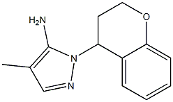 1-(3,4-dihydro-2H-1-benzopyran-4-yl)-4-methyl-1H-pyrazol-5-amine|