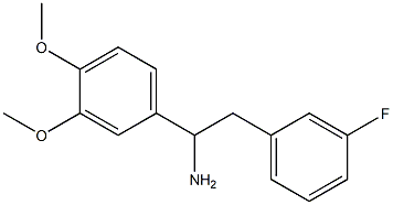 1-(3,4-dimethoxyphenyl)-2-(3-fluorophenyl)ethanamine