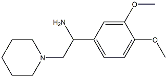 1-(3,4-dimethoxyphenyl)-2-piperidin-1-ylethanamine