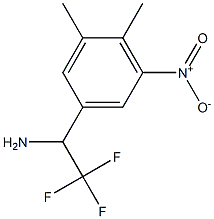 1-(3,4-dimethyl-5-nitrophenyl)-2,2,2-trifluoroethan-1-amine