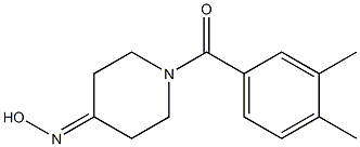  1-(3,4-dimethylbenzoyl)piperidin-4-one oxime