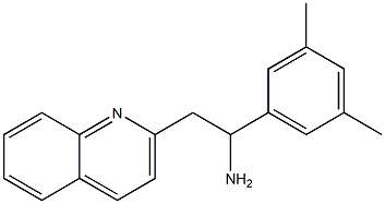 1-(3,5-dimethylphenyl)-2-(quinolin-2-yl)ethan-1-amine Structure