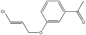 1-(3-{[(2E)-3-chloroprop-2-enyl]oxy}phenyl)ethanone
