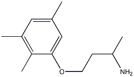 1-(3-aminobutoxy)-2,3,5-trimethylbenzene Struktur