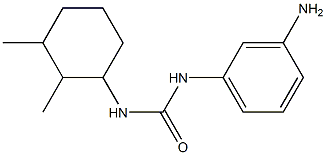 1-(3-aminophenyl)-3-(2,3-dimethylcyclohexyl)urea 结构式