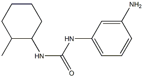 1-(3-aminophenyl)-3-(2-methylcyclohexyl)urea 化学構造式