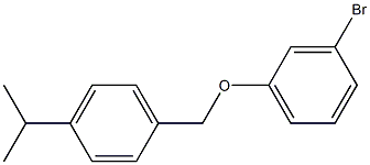 1-(3-bromophenoxymethyl)-4-(propan-2-yl)benzene Structure