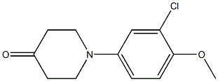 1-(3-chloro-4-methoxyphenyl)piperidin-4-one