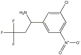 1-(3-chloro-5-nitrophenyl)-3,3,3-trifluoropropan-1-amine