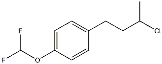 1-(3-chlorobutyl)-4-(difluoromethoxy)benzene
