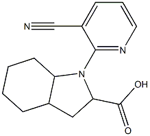  1-(3-cyanopyridin-2-yl)octahydro-1H-indole-2-carboxylic acid