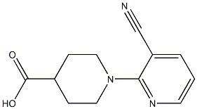 1-(3-cyanopyridin-2-yl)piperidine-4-carboxylic acid