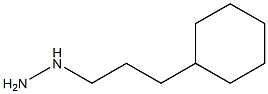 1-(3-cyclohexylpropyl)hydrazine Structure