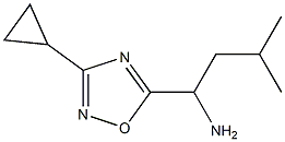 1-(3-cyclopropyl-1,2,4-oxadiazol-5-yl)-3-methylbutan-1-amine
