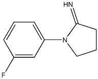 1-(3-fluorophenyl)pyrrolidin-2-imine Struktur