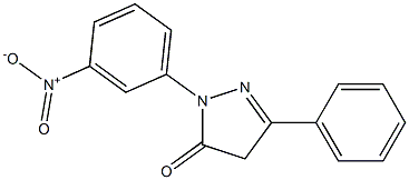  1-(3-nitrophenyl)-3-phenyl-4,5-dihydro-1H-pyrazol-5-one