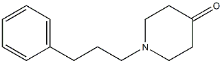 1-(3-phenylpropyl)piperidin-4-one Structure