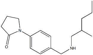  1-(4-{[(2-methylpentyl)amino]methyl}phenyl)pyrrolidin-2-one