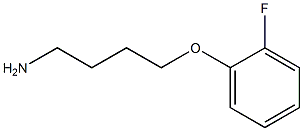 1-(4-aminobutoxy)-2-fluorobenzene Structure
