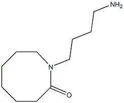 1-(4-aminobutyl)azocan-2-one,,结构式