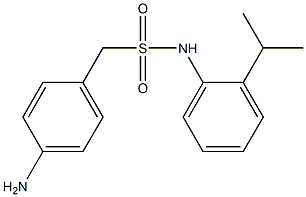 1-(4-aminophenyl)-N-[2-(propan-2-yl)phenyl]methanesulfonamide