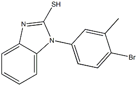 1-(4-bromo-3-methylphenyl)-1H-1,3-benzodiazole-2-thiol Structure