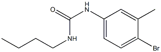 1-(4-bromo-3-methylphenyl)-3-butylurea 结构式