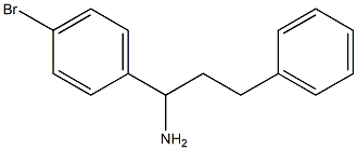 1-(4-bromophenyl)-3-phenylpropan-1-amine Structure