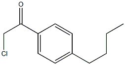1-(4-butylphenyl)-2-chloroethan-1-one 化学構造式