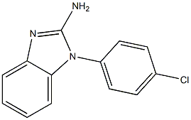 1-(4-chlorophenyl)-1H-1,3-benzodiazol-2-amine Structure