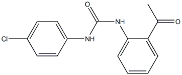 1-(4-chlorophenyl)-3-(2-acetylphenyl)urea