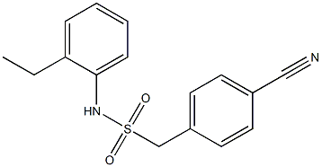 1-(4-cyanophenyl)-N-(2-ethylphenyl)methanesulfonamide