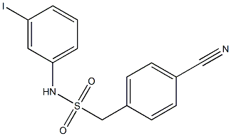 1-(4-cyanophenyl)-N-(3-iodophenyl)methanesulfonamide