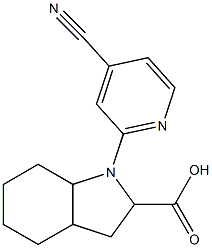 1-(4-cyanopyridin-2-yl)octahydro-1H-indole-2-carboxylic acid