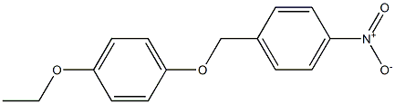 1-(4-ethoxyphenoxymethyl)-4-nitrobenzene,,结构式