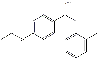 1-(4-ethoxyphenyl)-2-(2-methylphenyl)ethan-1-amine,,结构式