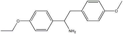 1-(4-ethoxyphenyl)-2-(4-methoxyphenyl)ethan-1-amine Structure