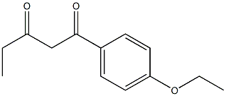 1-(4-ethoxyphenyl)pentane-1,3-dione Structure