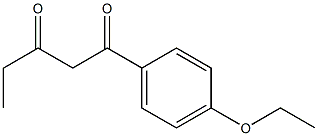 1-(4-ethoxyphenyl)pentane-1,3-dione 结构式